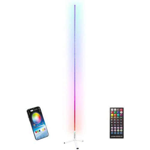 Tube lumineux RGB sur pied - 1,8M