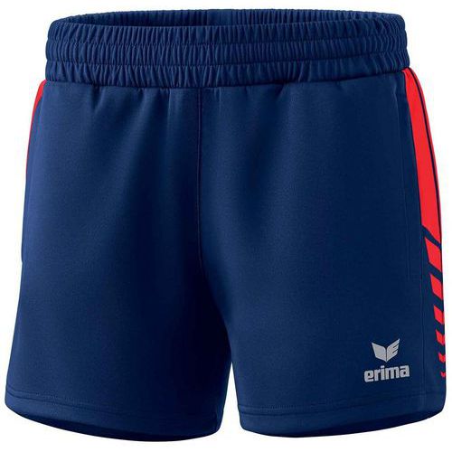 Short femme - Erima - Worker Six Wings navy/rouge