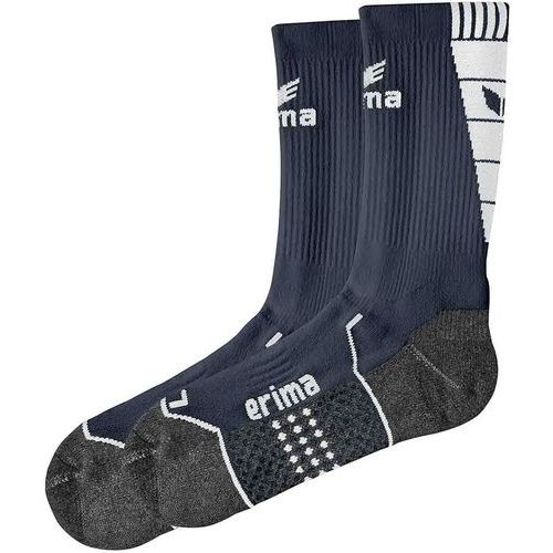 Chaussettes de foot - Erima - slate grey/blanc