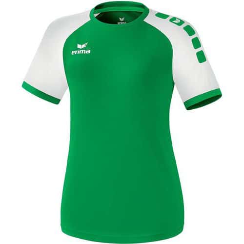 Maillot de foot femme - Erima - Zenari 3.0 émeraude/blanc