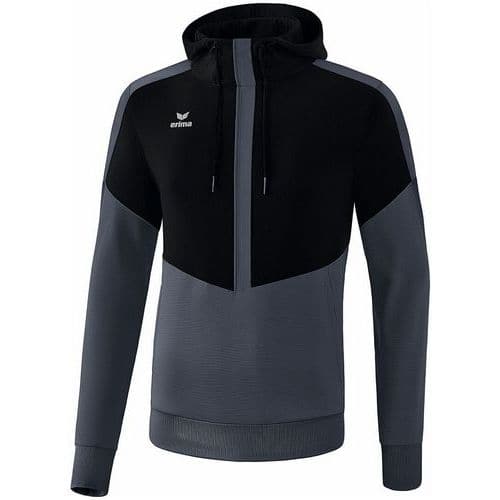 Sweat à capuche - Erima - squad noir/slate grey