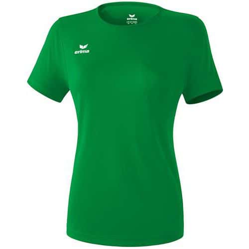 T-shirt fonctionnel teamsport - Erima - casual basic femme émeraude