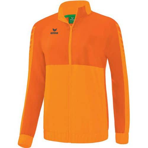 Veste de survêtement à capuche enfant - Erima - Six Wings orange/orange