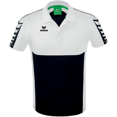 Polo homme - Erima - Six Wings noir/blanc