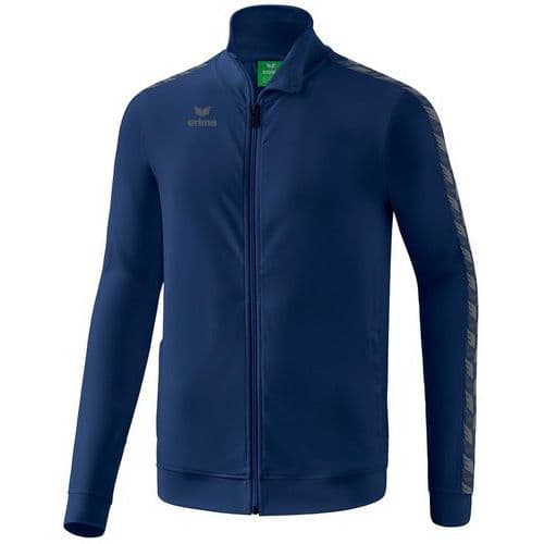 Veste de survêtement - Erima - Tracktop Essential Team navy/grey