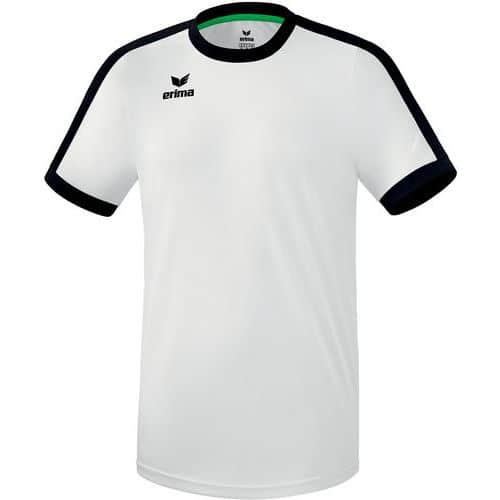 Maillot de foot enfant - Erima - Retro Star blanc/noir