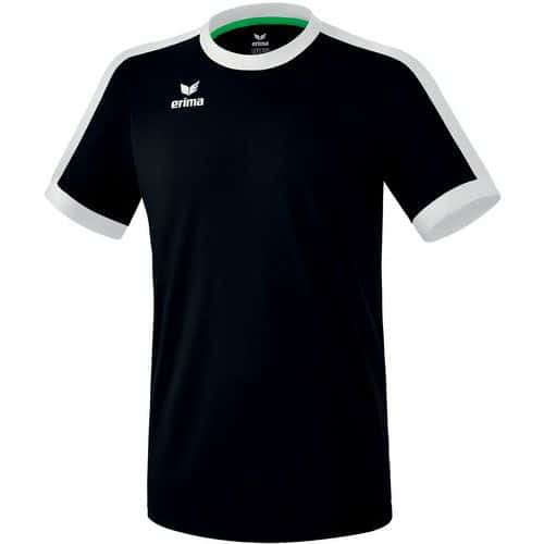 Maillot de foot enfant - Erima - Retro Star noir/blanc