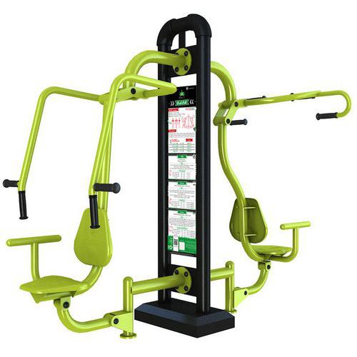 Combiné push-pull fitness extérieur