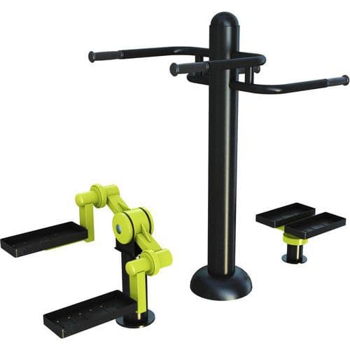 Stepper twister fitness extérieur