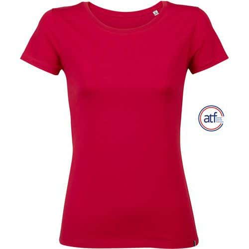 Tee-shirt personnalisable femme en coton ROUGE