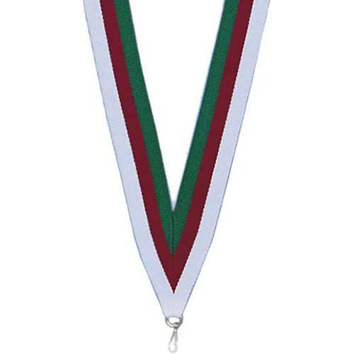 Ruban médaille tricolore - 22mm