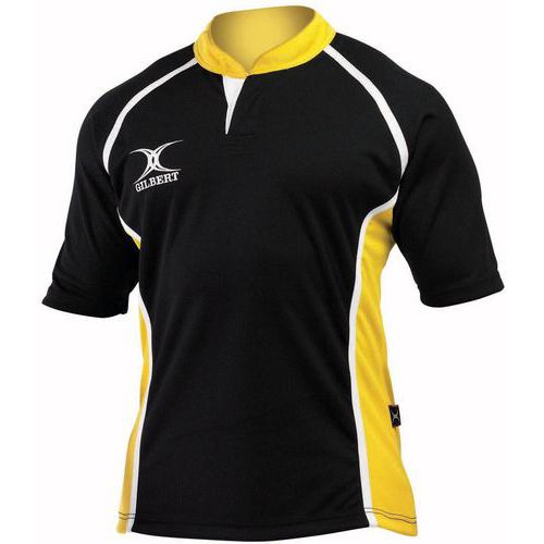 Maillot de rugby X-Act Gilbert noir or