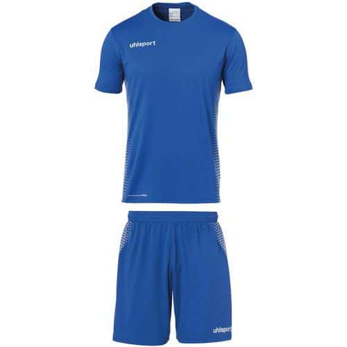 Maillot/short Uhlsport Score manches courtes Enfant royal/blanc