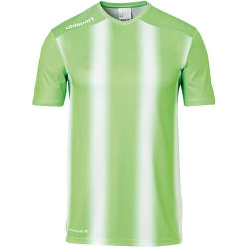 Maillot MC Stripe 2.0 Vert fluo/Blanc UHLSPORT