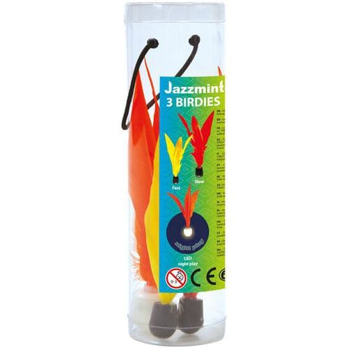 Lot de 3 birdies pour Jazzminton