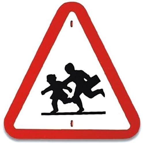 Panneau de signalisation- Zone scolaire