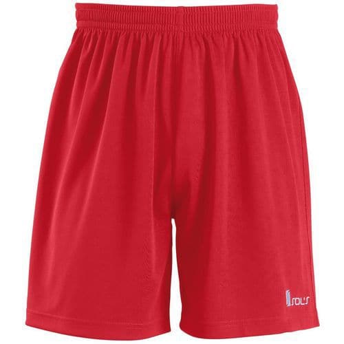 Short personnalisable SAN SIRO ENFANT ROUGE CLUB