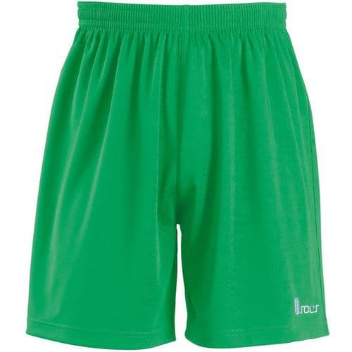 Short personnalisable VERT SAN SIRO 2 ENFANT CLUB