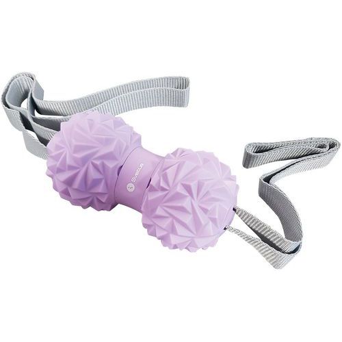 Balle de massage double mauve + sangle - Sveltus