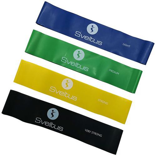 Set de 4 bandes latex - Sveltus