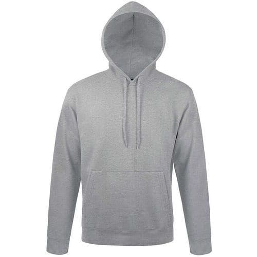 Sweat personnalisable capuche Expert classiqueMolleton gris chiné