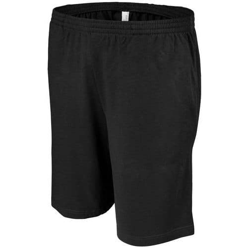 Short multisport coton tech noir