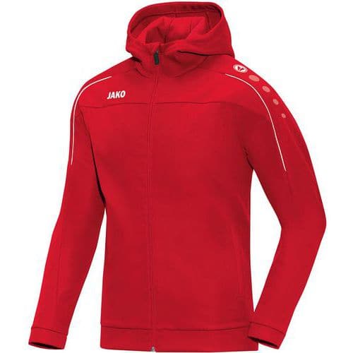 Veste à capuche Jako Classico Rouge