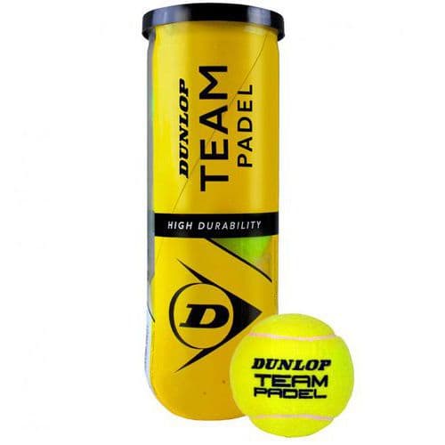 3 balles de Padel - Dunlop - Team