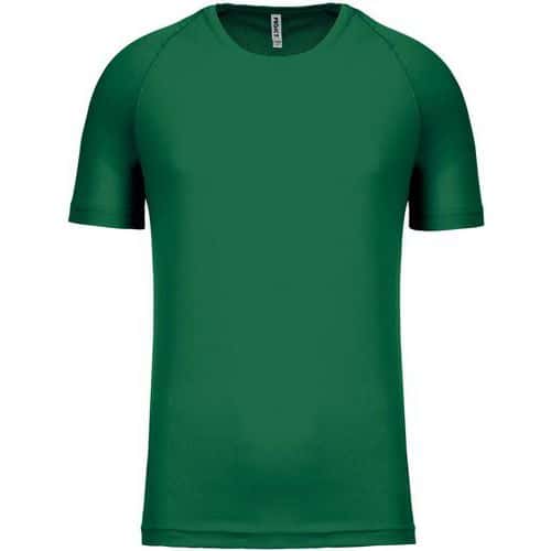 T shirt discount vert foncé homme