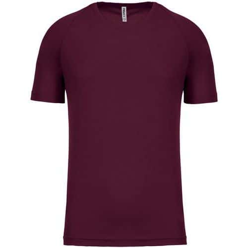 Tee shirt de sport homme - ProAct - bordeaux