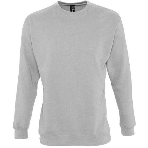 Sweat personnalisable molleton gris chiné