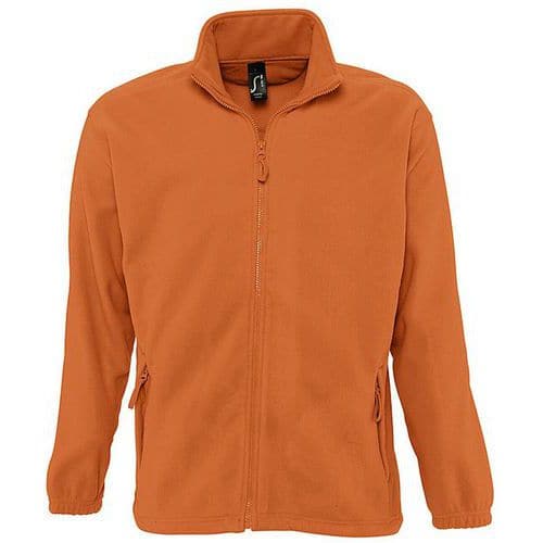 Veste polaire zippée expert orange