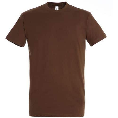Tee-shirt personnalisable active 190g adulte chocolat