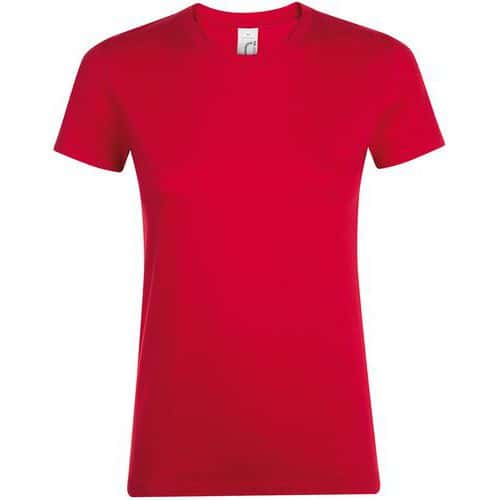 Tee-shirt personnalisable ROUGE FEMININ CLASSIC 150g