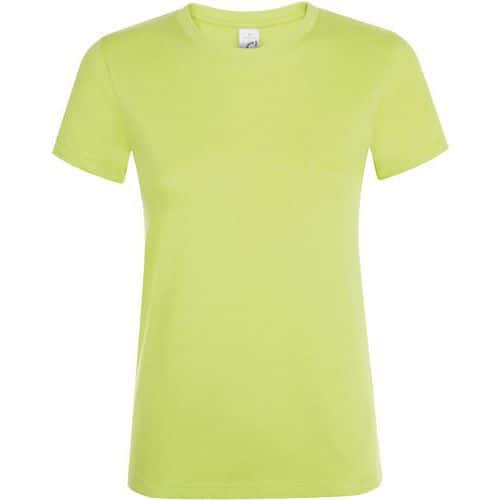 Tee-shirt personnalisable VERT POMME FEMININ CLASSIC 150g