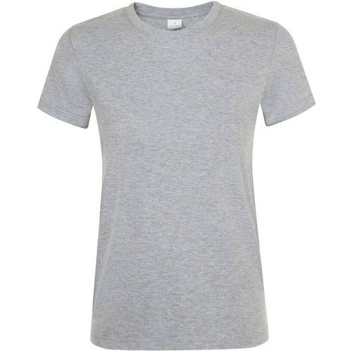 Tee-shirt personnalisable GRIS CHINE FEMININ CLASSIC 150g