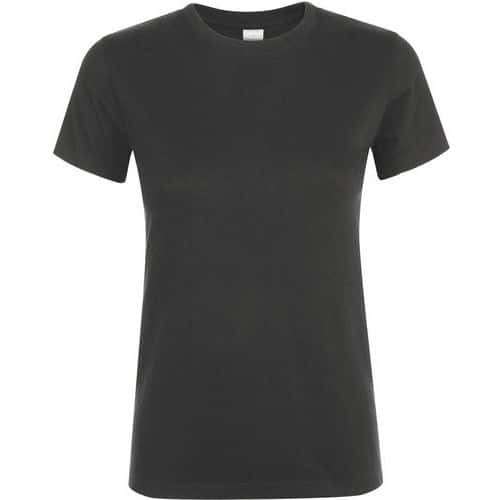 Tee-shirt personnalisable GRIS FONCE FEMININ CLASSIC 150g