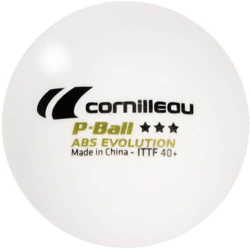 Lot 3 balles tennis de table - Cornilleau - P-ball evolution 40+