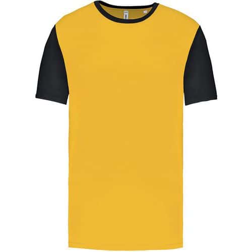 Maillot manches courtes - ProAct - jaune/noir