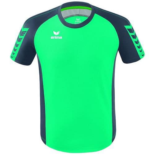 Maillot enfant Erima Six Wings bleu-vert/gris