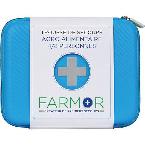 Trousse de secours Agro-alimentaire 4/8 personnes - FARMOR