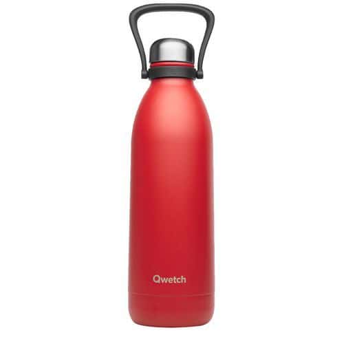 Bouteille isotherme 1,5L rouge matt - Qwetch