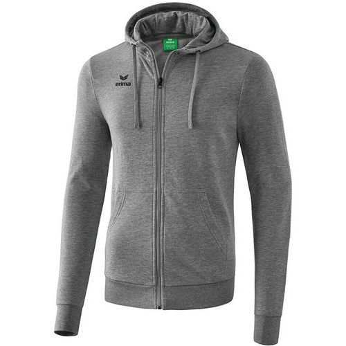 Veste sweat à capuche - Erima - enfant gris melange