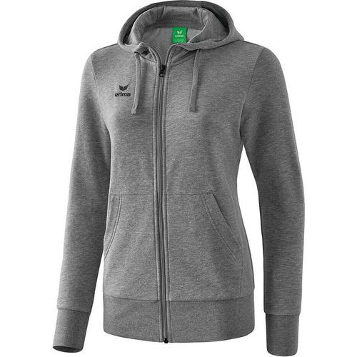 Veste sweat à capuche - Erima - femme gris melange