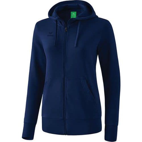 Veste sweat à capuche - Erima - femme new navy