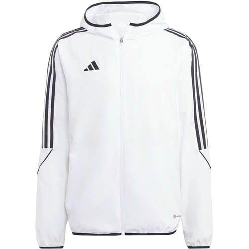 Veste de survêtement capuche - adidas - Tiro 23 league- blanc