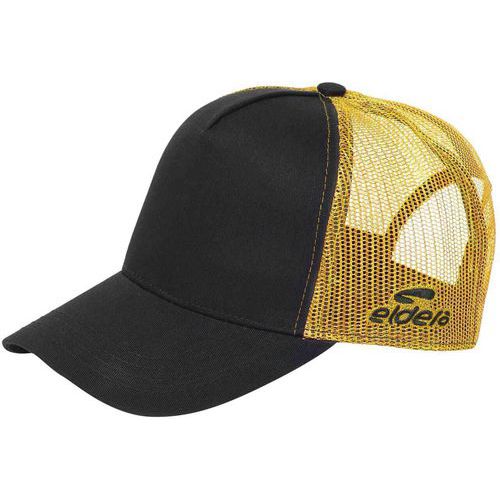 Casquette trucker - Eldera - noir/jaune