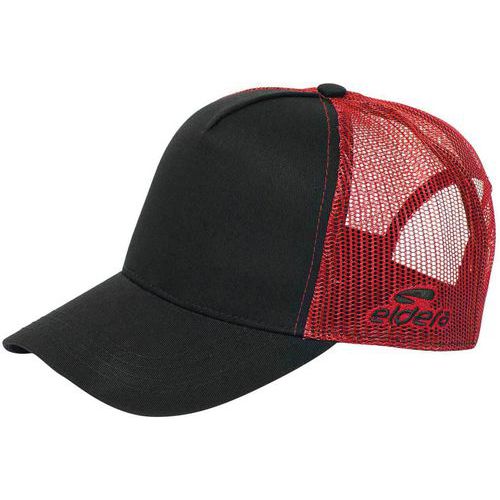 Casquette trucker - Eldera - noir/rouge