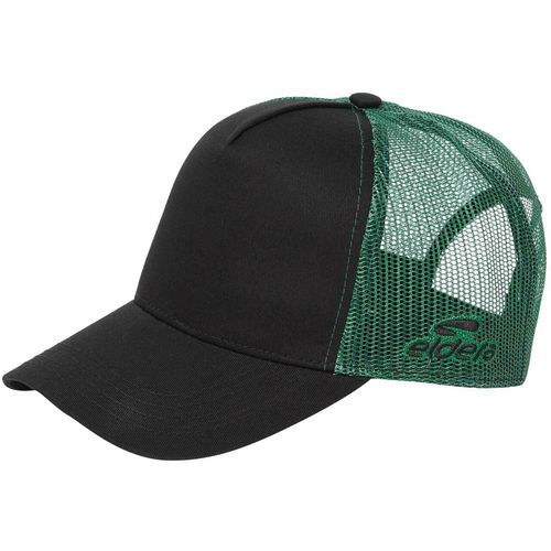 Casquette trucker - Eldera - noir/vert