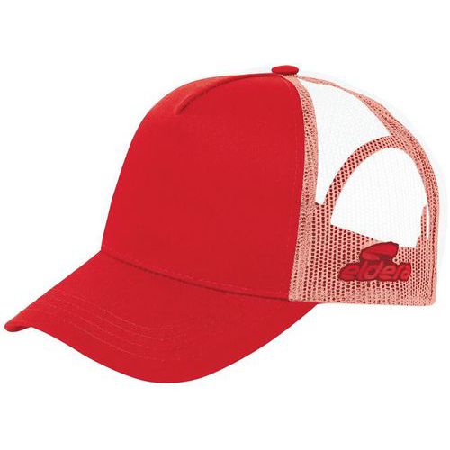 Casquette trucker - Eldera - rouge/blanc